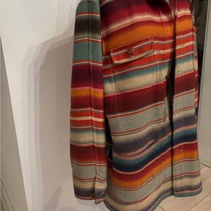 Rare! Green Label Polo Country Serape Shacket Ralph Lauren